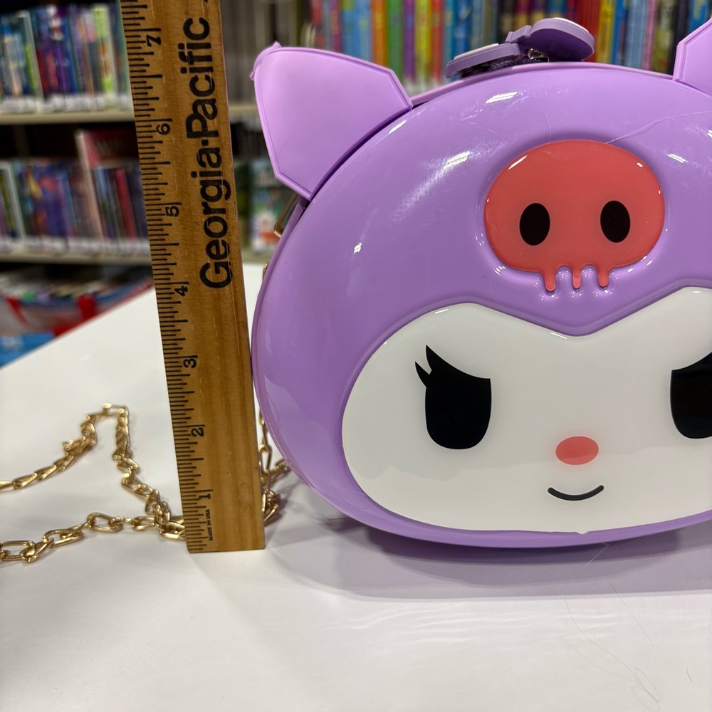 Kuromi Purple Hard Case Crossbody Bag - Picture 14 of 15